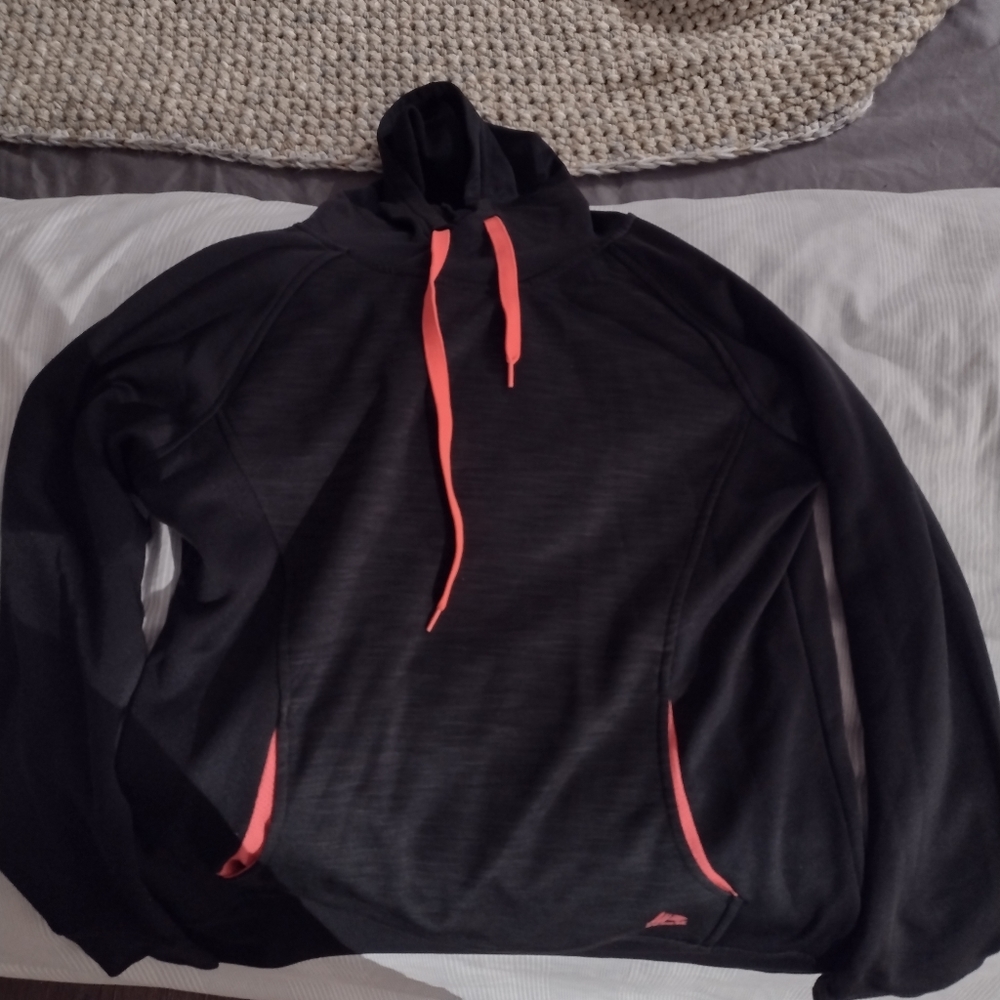 A black medium hoodie. RBX
